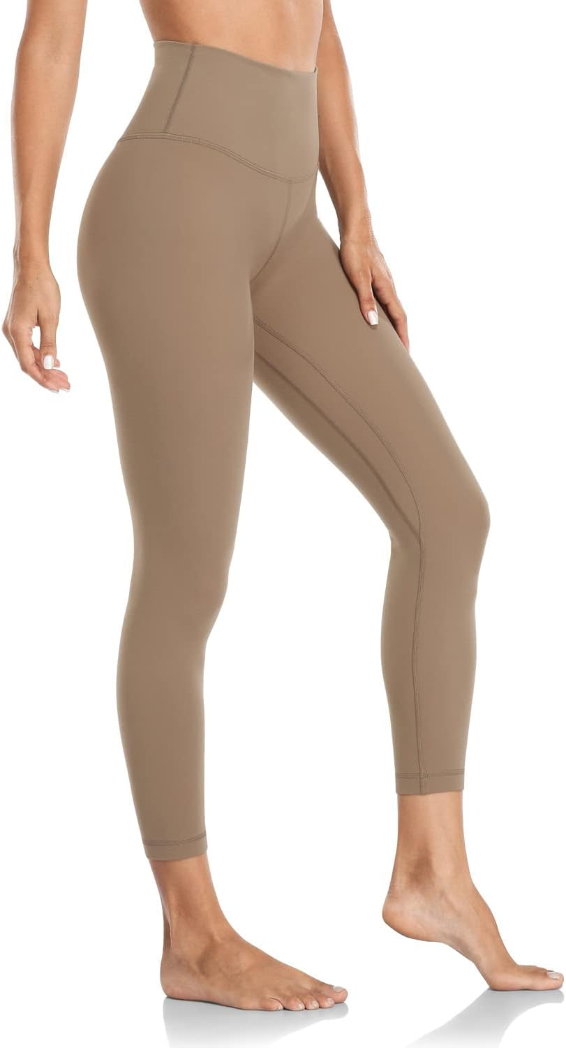 Essential Leggings 25'', High Waisted Comfortable Soft Athletic Yoga Pants
